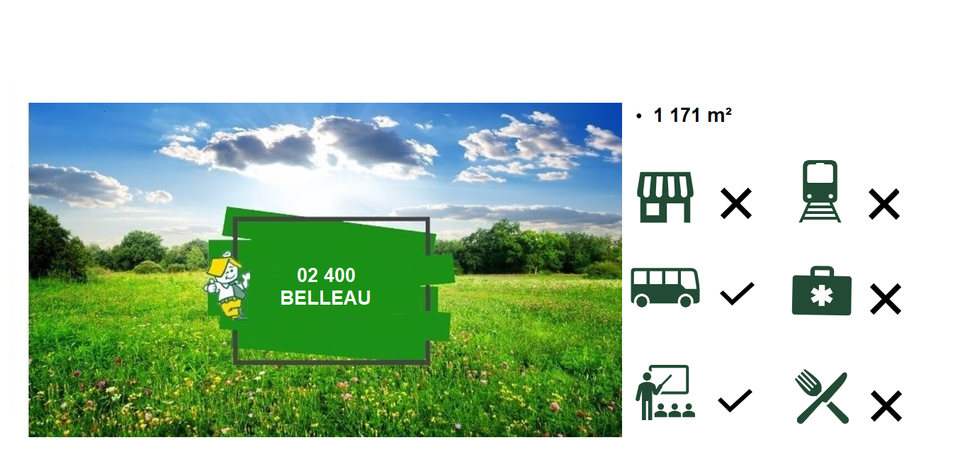 Belleau 1171 m²